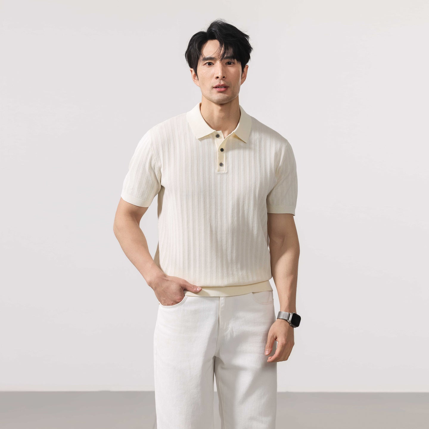 The Cannes Knit Polo