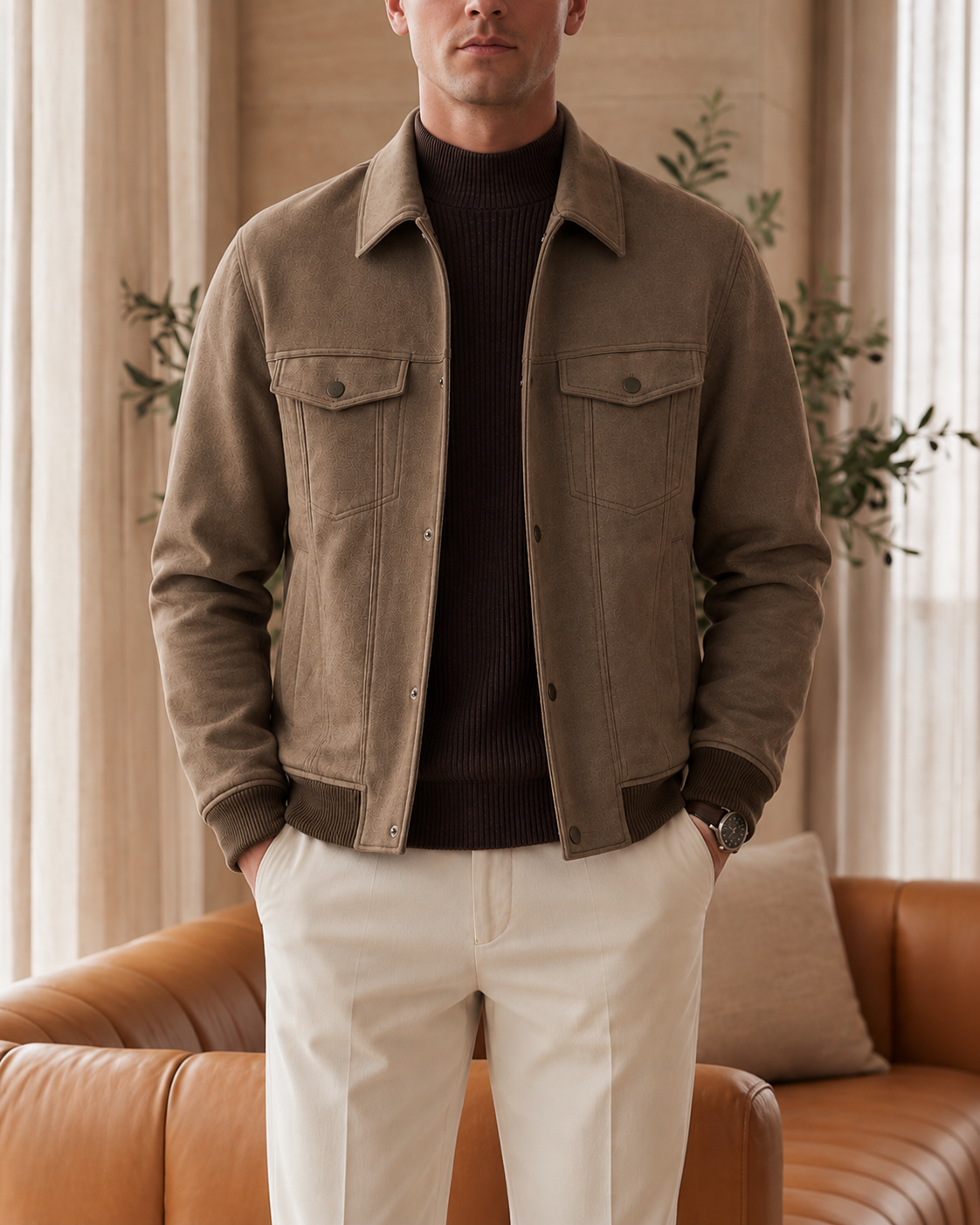Marchetti Suede-Look Jacket