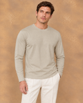 Noirvain Luxe Cotton T-shirt Sand