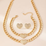 Talia Heart-Shaped Jewelry Set