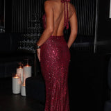 Carla Maxi Sequined Dress