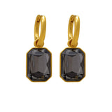 Geometric Zircon Earrings