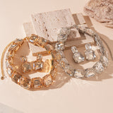 Diamond Earrings & Necklace Set