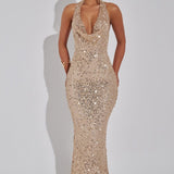 Carla Maxi Sequined Dress