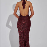 Carla Maxi Sequined Dress