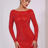 Gabriella Mini Rhinestone Dress