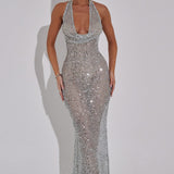 Carla Maxi Sequined Dress