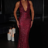 Carla Maxi Sequined Dress