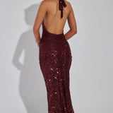 Carla Maxi Sequined Dress