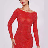 Gabriella Mini Rhinestone Dress