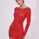 Gabriella Mini Rhinestone Dress