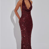 Carla Maxi Sequined Dress
