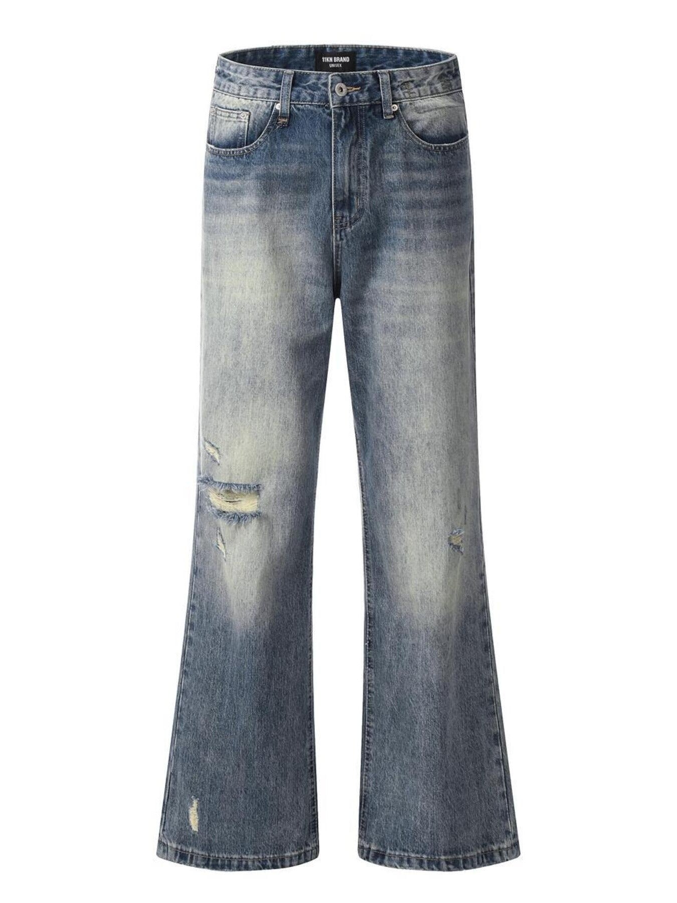 Omari  Frayed Hem Jeans