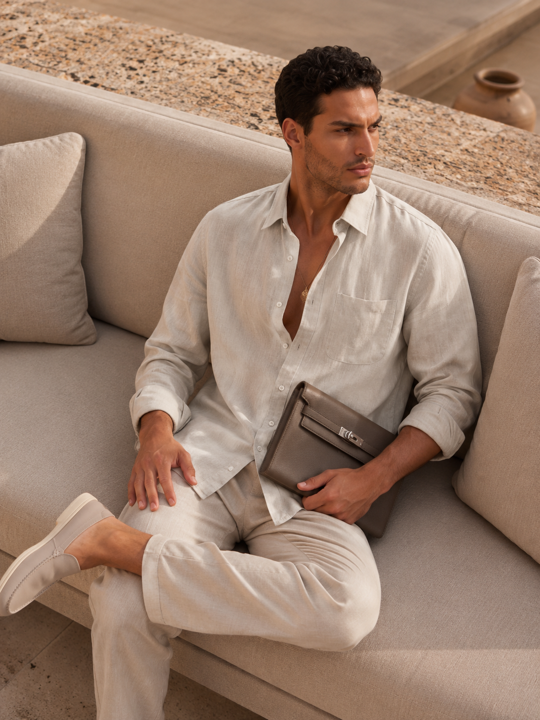 The Almeida Summer Linen Set