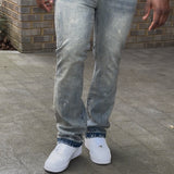 Frayed Hem Jeans