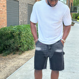 Cargo Denim Shorts