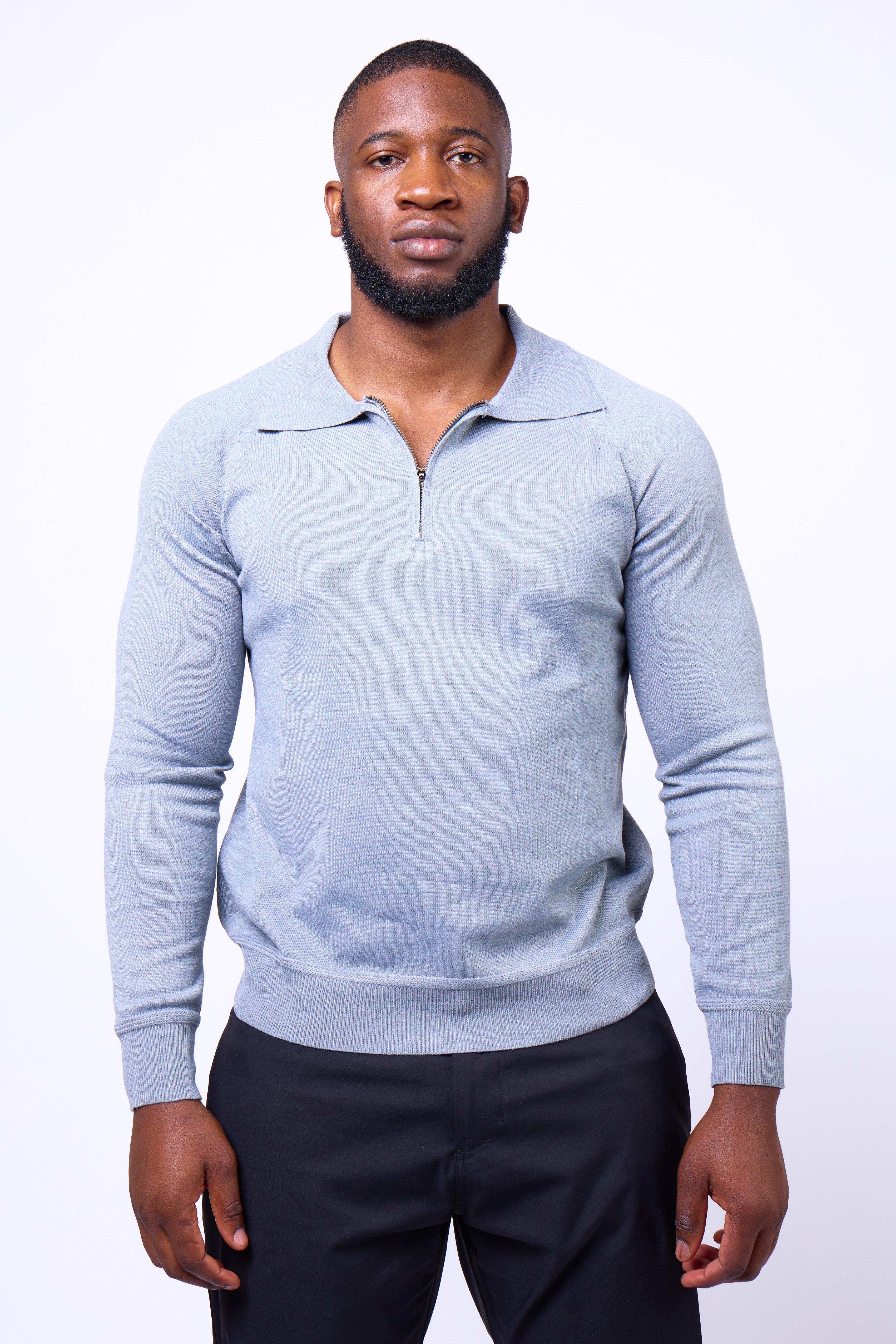 Alonso Half Zip Polo