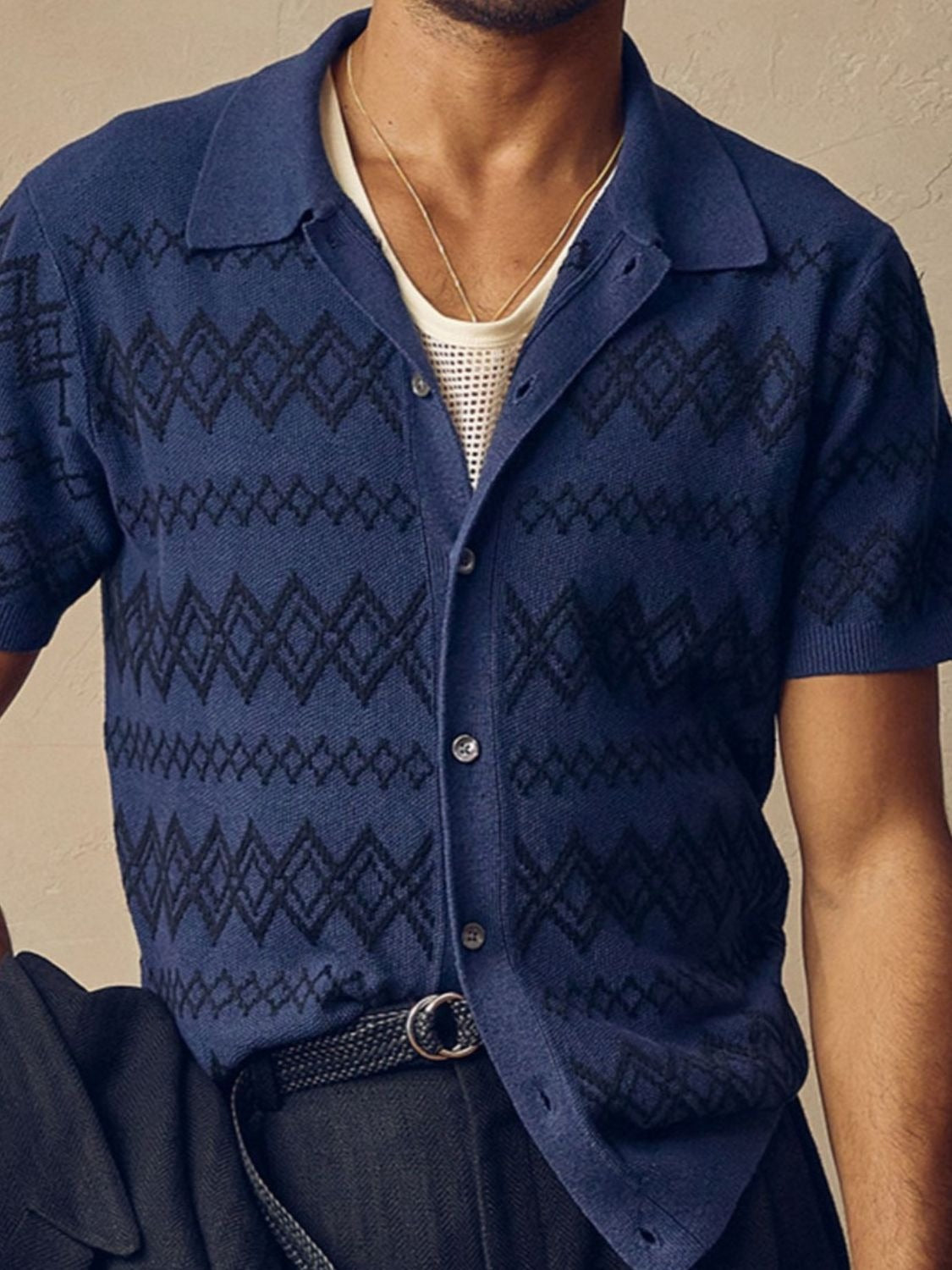 Enzo Striped Short Sleeve Shirt