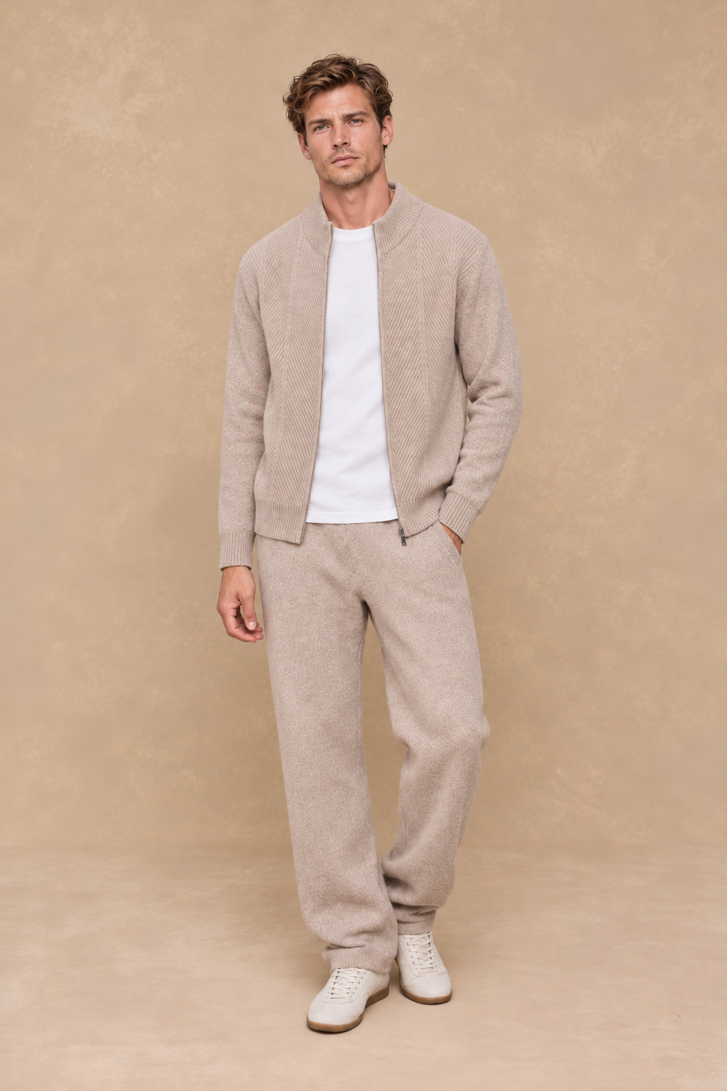 Vendôme Knit Set Camel