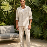 The Almeda  Summer Linen Set