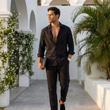 The Almeda  Summer Linen Set
