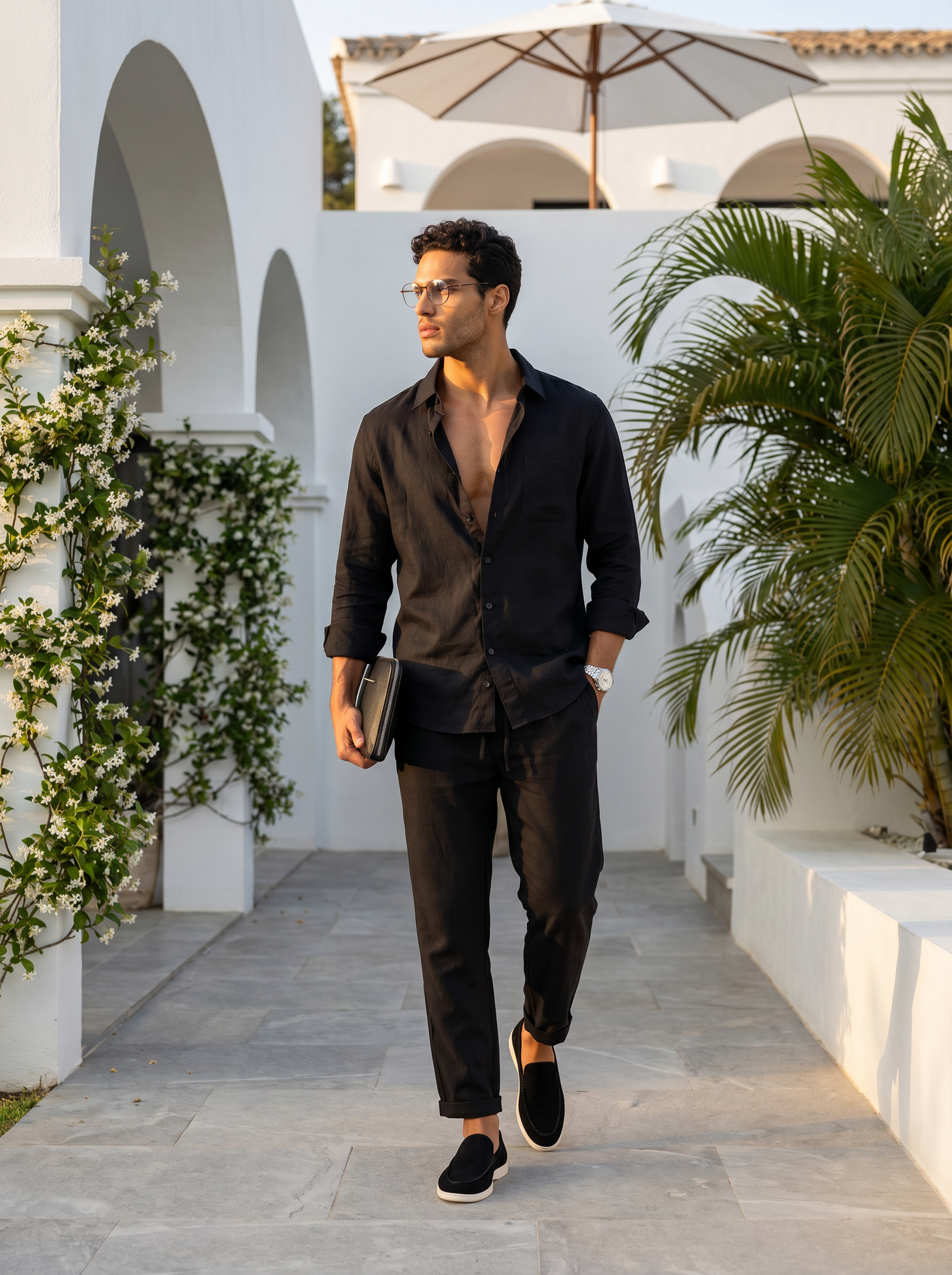 The Almeida  Summer Linen Set
