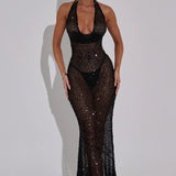 Carla Maxi Sequined Dress