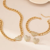 Talia Heart-Shaped Jewelry Set