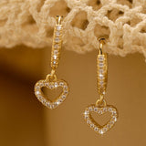 Heart Pendant Earrings
