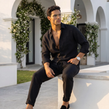 The Almeda  Summer Linen Set
