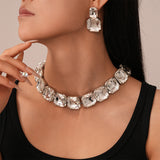 Diamond Earrings & Necklace Set