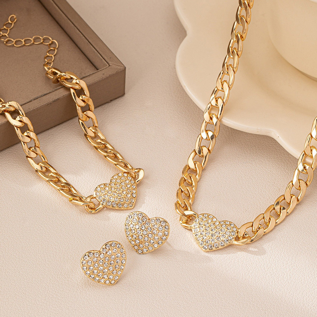 Talia Heart-Shaped Jewelry Set