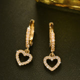 Heart Pendant Earrings