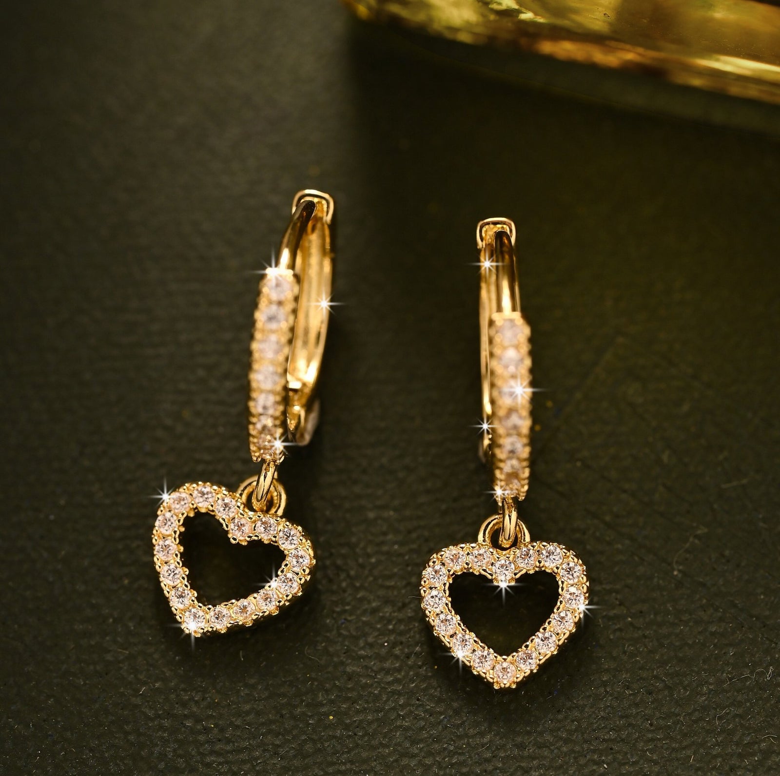 Heart Pendant Earrings