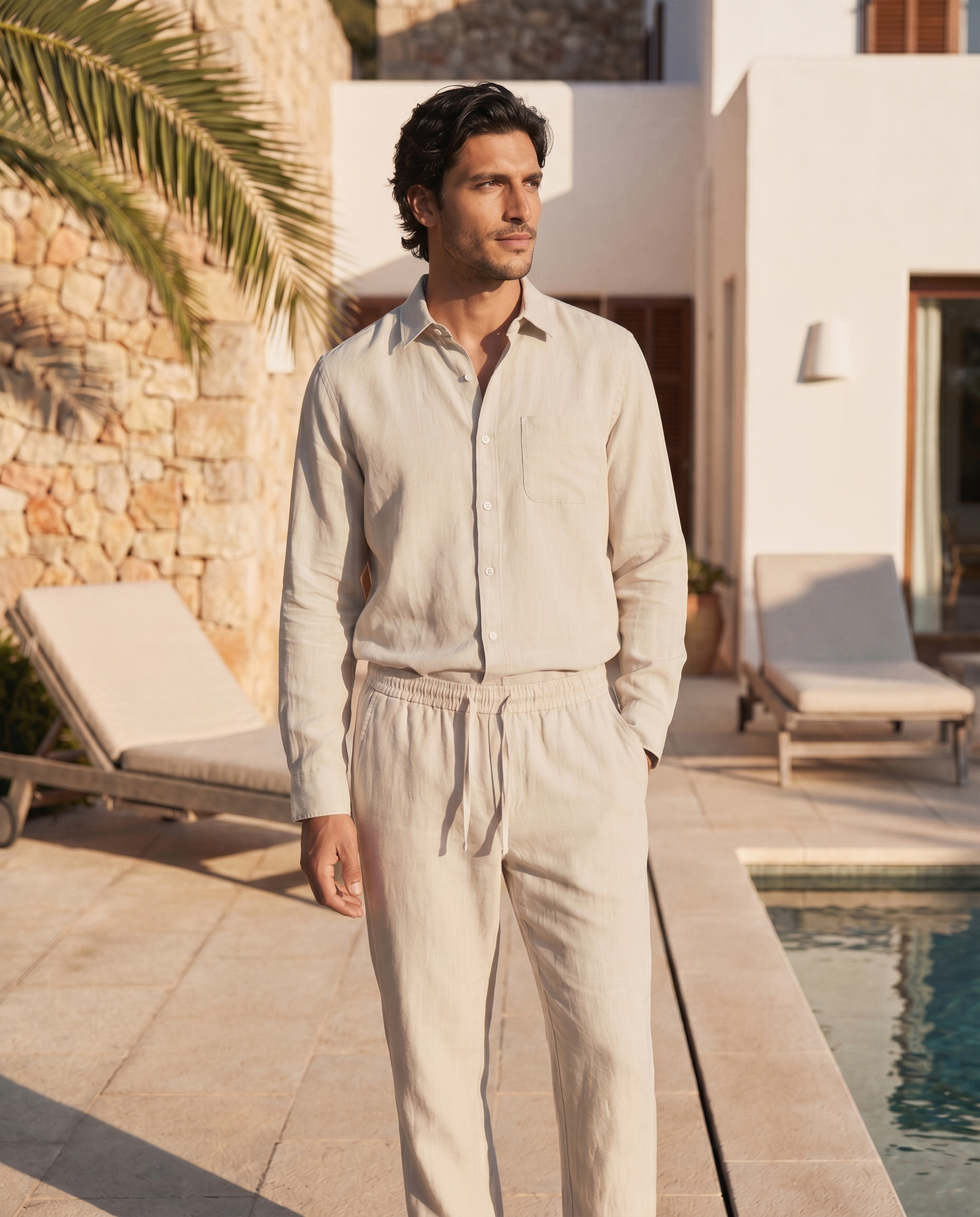 The Almeida Summer Linen Set